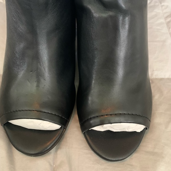 Splendid Rayna Black Leather Ankle Boots - Picture 4 of 8